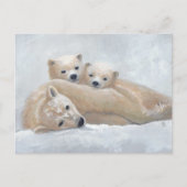 北極圏ファミリー ポストカード (正面)