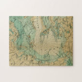 北極圏マップ ジグソーパズル (横)