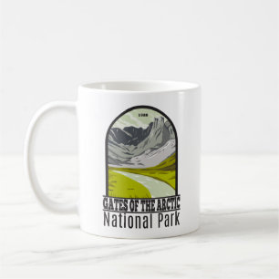 北極圏国立公園アラスカの門ヴィンテージ コーヒーマグカップ