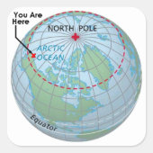 北極圏 スクエアシール (正面)