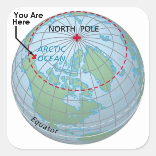 北極圏 スクエアシール (正面)
