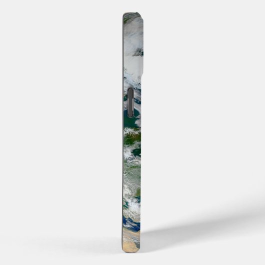 北極圏、ヨーロッパ、アジアを示す地球。 Case-Mate iPhoneケース (裏面 / 右)