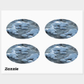 北極圏 楕円形シール (シート)