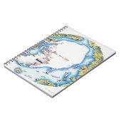 北極地図 ノートブック (左側)