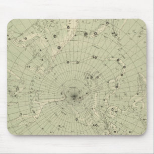 北極地域の星図 マウスパッド