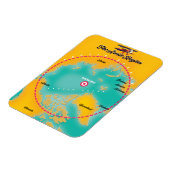 北極域北極地図 マグネット (左側)