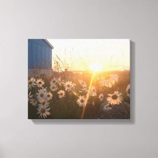 北極夕焼けキャンバス キャンバスプリント (正面)