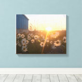 北極夕焼けキャンバス キャンバスプリント (インサイチュ (ウッドフロア))