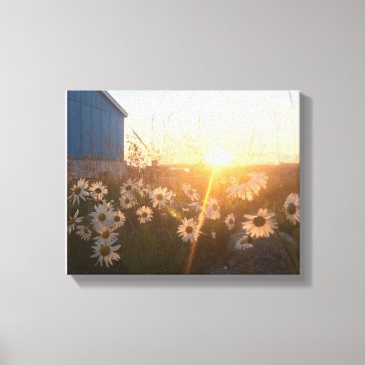 北極夕焼けキャンバス キャンバスプリント (正面)