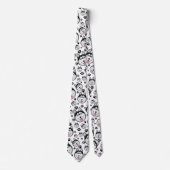 北極子犬のシベリアンハスキーの大きいそり犬 ネクタイ (正面)