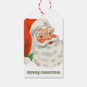 北極小妖精や小人表現Santaからの配信 ギフトタグ (裏面)