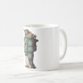 北極探検家(緑) コーヒーマグカップ (正面右)