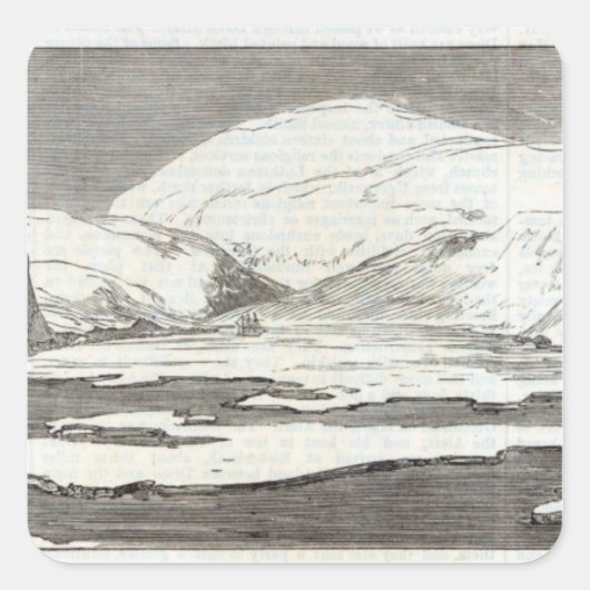 北極探検 スクエアシール (正面)