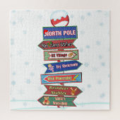 北極方向標識 ジグソーパズル (縦)