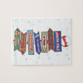 北極方向標識 ジグソーパズル (横)