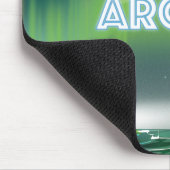 北極旅行ポスターアートへの旅行 マウスパッド (コーナー)