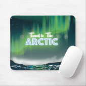 北極旅行ポスターアートへの旅行 マウスパッド (マウス)