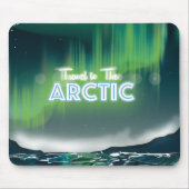 北極旅行ポスターアートへの旅行 マウスパッド (正面)