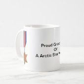 北極星誇りを持った退役軍人マグカップの孫 コーヒーマグカップ (正面左)