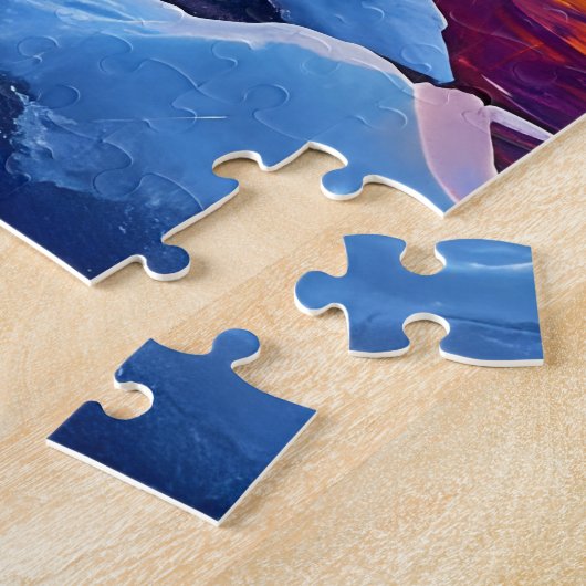 北極景観 ジグソーパズル (側面)