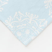 北極曼荼羅 フリースブランケット (角)