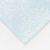 北極曼荼羅 フリースブランケット (角)