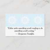 北極曼荼羅 名刺 (裏面)