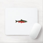 北極木炭のイラストレーション マウスパッド (マウス)