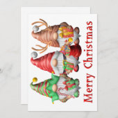 北極格言トリオクリスマスカード シーズンカード (正面/裏面)