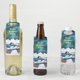 北極極熊トナカイWalrus Orca Narwhal ボトルネックタグ