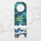 北極極熊トナカイWalrus Orca Narwhal ボトルネックタグ (正面)