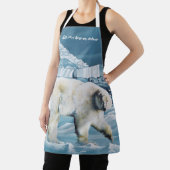北極極熊ブルー エプロン (インサイチュ)