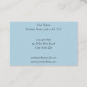 北極極熊ブルー 名刺 (裏面)