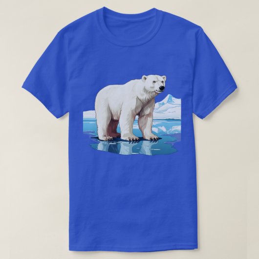 北極極熊Tシャツ1 Tシャツ (デザイン正面)
