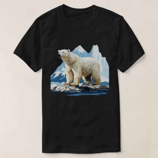 北極極熊Tシャツ3 Tシャツ (デザイン正面)