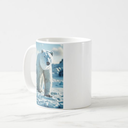 北極気候ベアーコーヒーマグ コーヒーマグカップ (正面左)