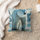 北極気候ベア装飾用クッション クッション (ブランケット)