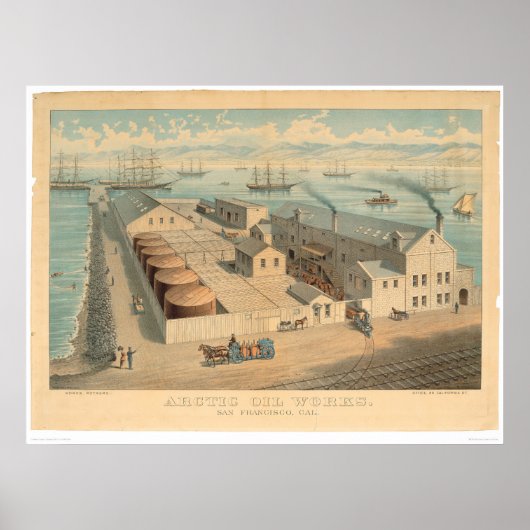 北極油工場（カリフォルニア州サンフランシスコ） (0032A) ポスター (正面)
