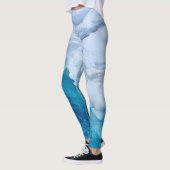 北極海に浮かぶ氷山イルリサット・グリーンランド レギンス (左)