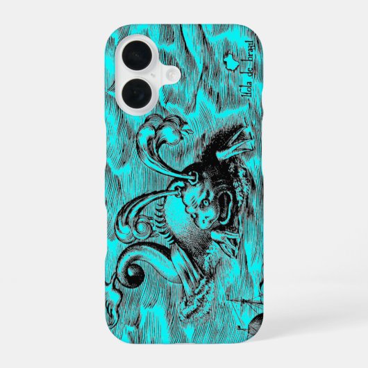 北極海のモンスター iPhone 16ケース (裏面)