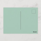 北極海のヴィンテージマップ ポストカード (裏面)