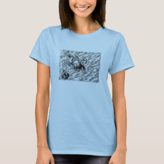 北極海の怪物・帆船 Tシャツ