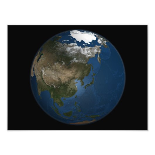 北極海氷を持つアジアの世界観 フォトプリント            (正面)