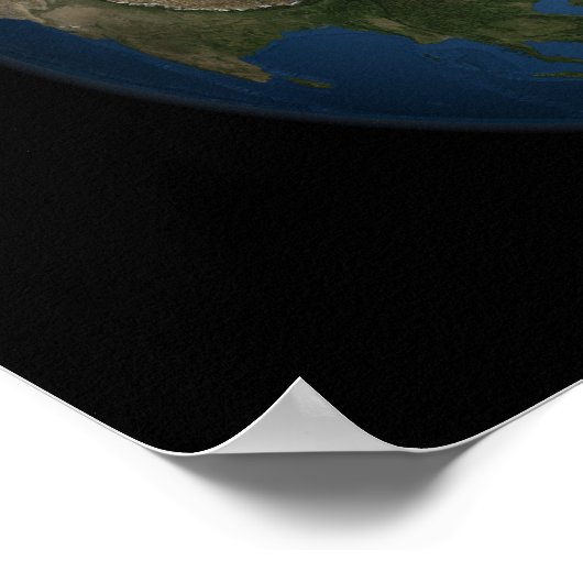 北極海氷を持つアジアの世界観 ポスター (角)