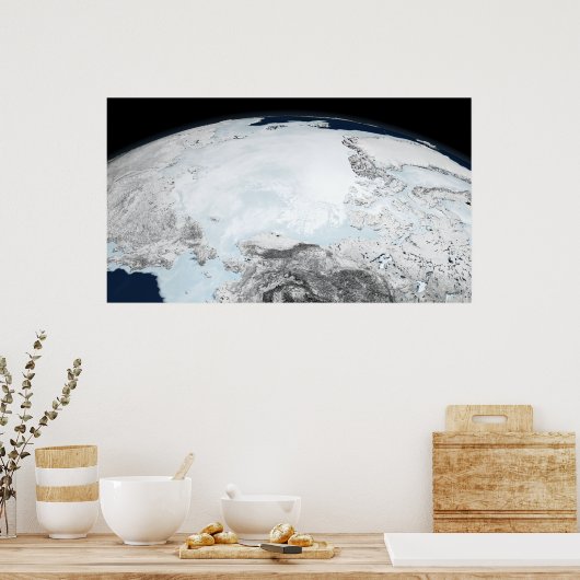 北極海氷2 ポスター (キッチン)