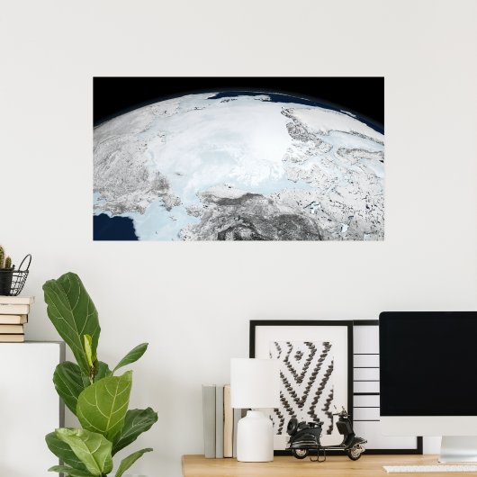 北極海氷2 ポスター (ホームオフィス)