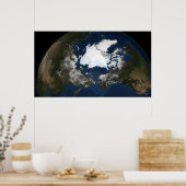 北極海氷 ポスター (キッチン)