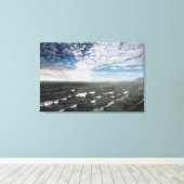 北極海：キャンバス標準サイズ キャンバスプリント (インサイチュ (ウッドフロア))