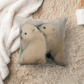 北極熊の子 クッション (ブランケット)