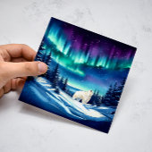 北極熊は北極光に魅了される シーズンカード